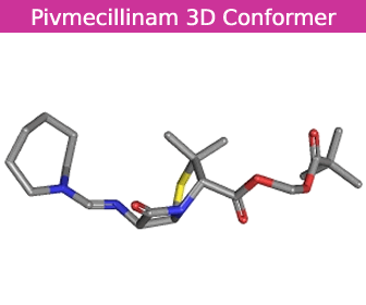 Pivmecillinam 3D